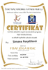 Certifikát FISAF jóga basic Certifikát FISAF jóga basic
